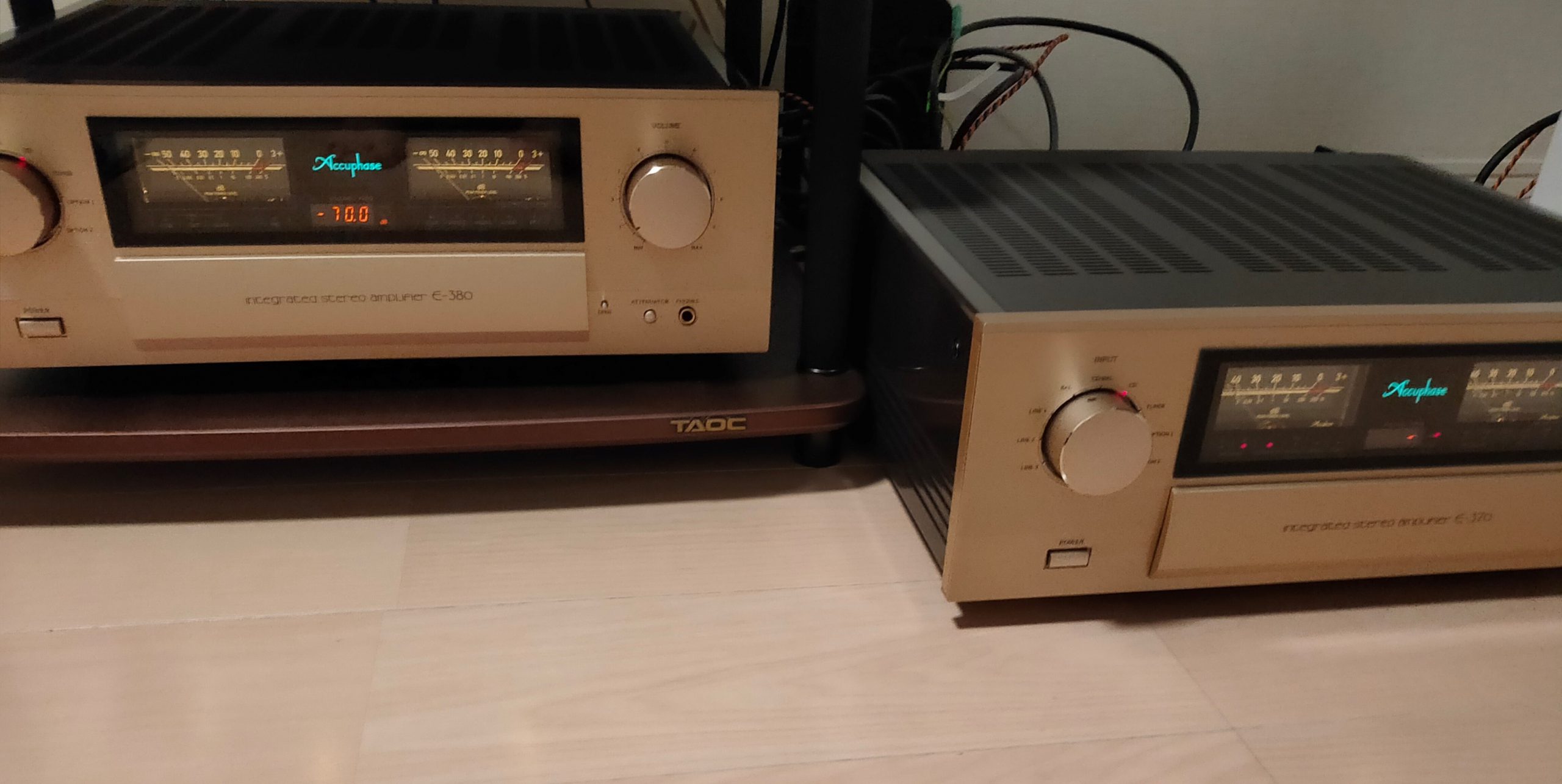 アキュフェーズE-380とE-370でバイアンプ駆動を試してみた件