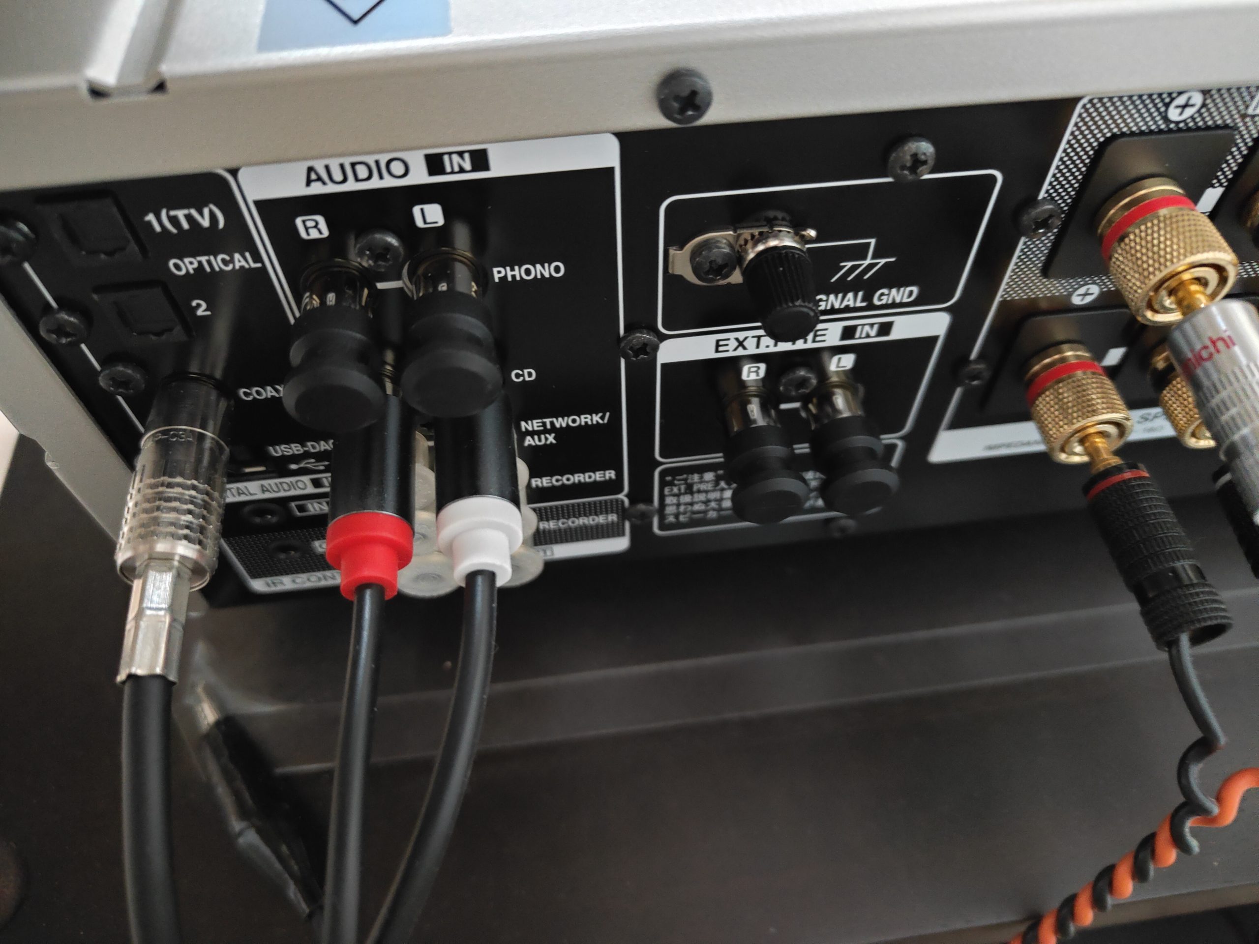 WiiM Pro Plus」のRCAケーブルで「PMA-1700NE」に接続してみた件